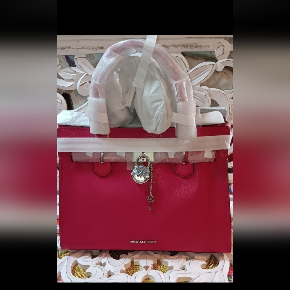 NEW! MICHAEL KORS MEDIUM HAMILTON SATCHEL
